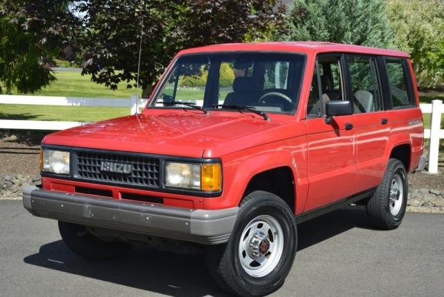 1991 Isuzu Trooper II 2.6 4cly 5spd AC Survivor Cherokee Scout Bronco Rover SUV 1991 Isuzu Trooper NO RESERVE