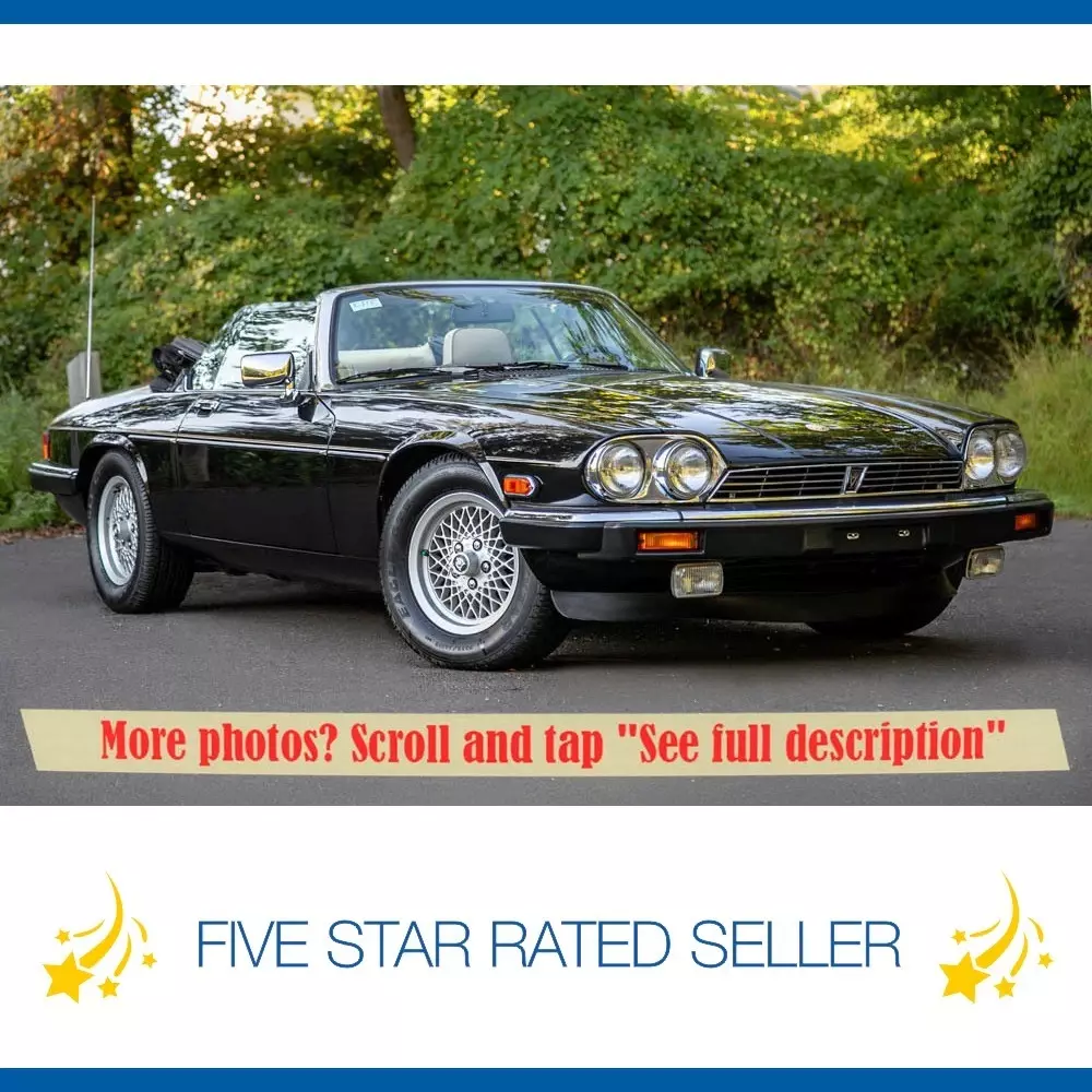 1991 Jaguar XJS Convertible V12 Super Low 36K mi Collectible CARFAX WE SHIP!