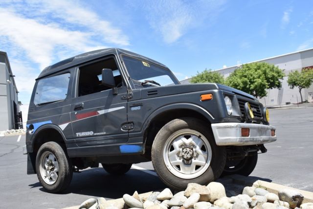 1991 JDM Suzuki Jimny AKA Samurai (USDM) 660cc Turbo Intercooler 4x4 5sp 1991 Suzuki Samurai TURBO