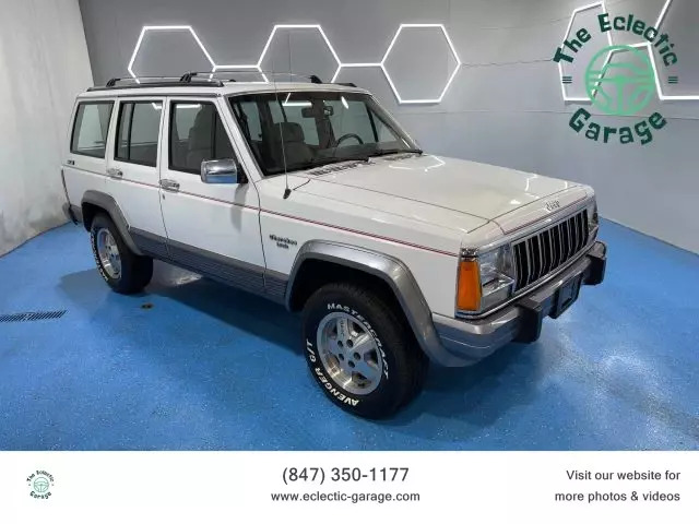 1991 Jeep Cherokee, White with 65238 Miles Shipping Anywhere! 1991 Jeep Cherokee Laredo 4D SUV 4WD