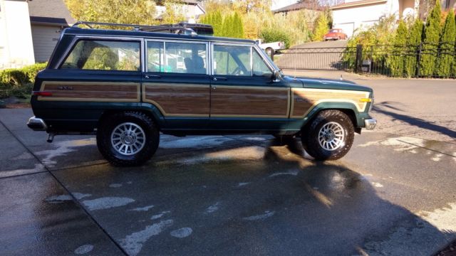 1991 jeep grand wagoneer Rare hunter Green metallic low miles 1991 Jeep Wagoneer