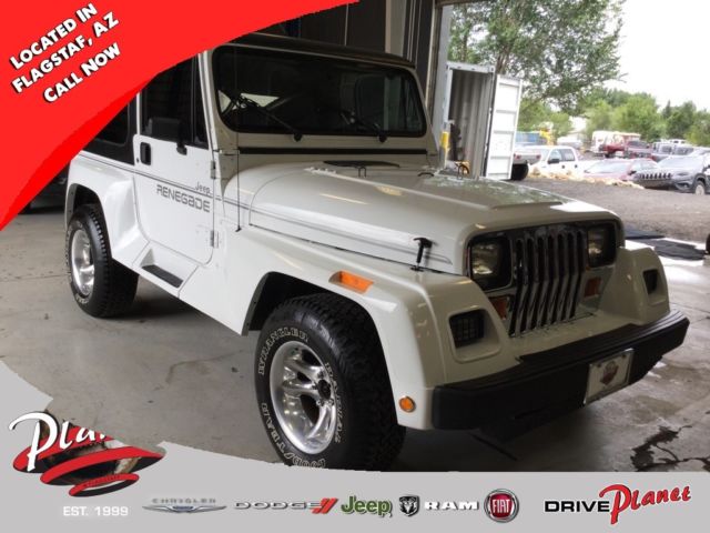 1991 Jeep Wrangler Renegade 2D Convertible I6 Manual 1991 Jeep Wrangler Renegade