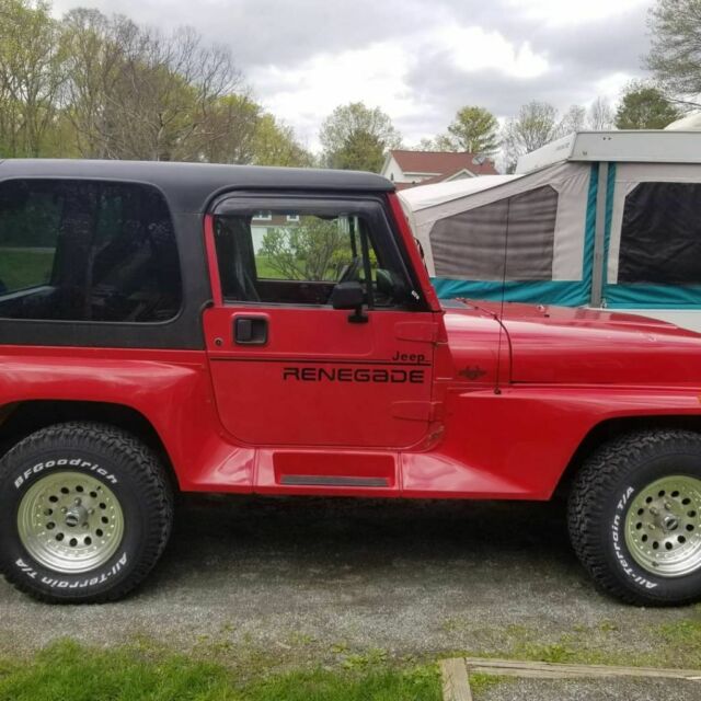 1991 jeep wrangler renegade 4.0l 1991 Jeep Wrangler