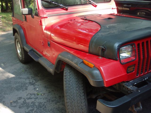 1991 JEEP WRANGLER SOFT & HARD TOP 1991 Jeep Wrangler 4.0 LITRE
