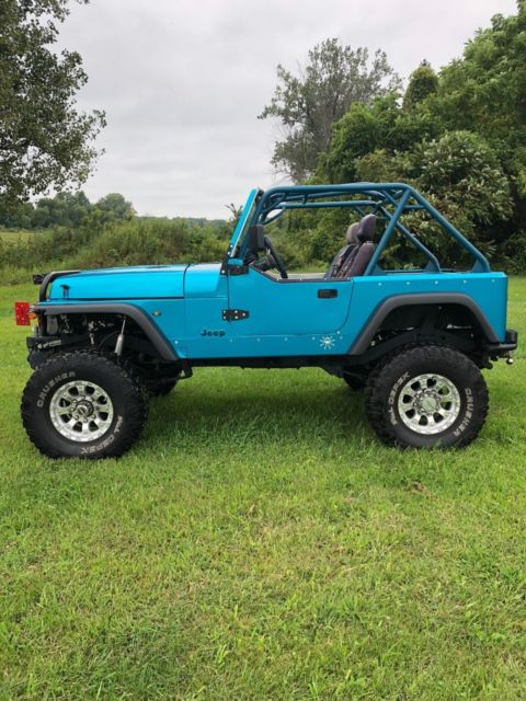1991 JEEP WRANGLER YJ ROCK CRAWLER 350 SBC DANA AXLES SUPERCHARGED FI TCI TRANS 1991 Jeep Wrangler