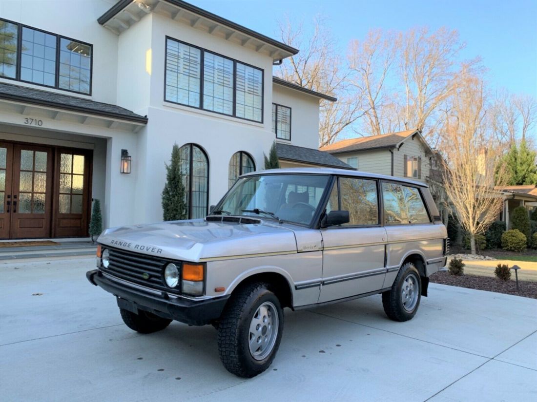 1991 Land Rover Range Rover Classic Two Door 1991 Land Rover Range Rover Silver Fox: Two Door