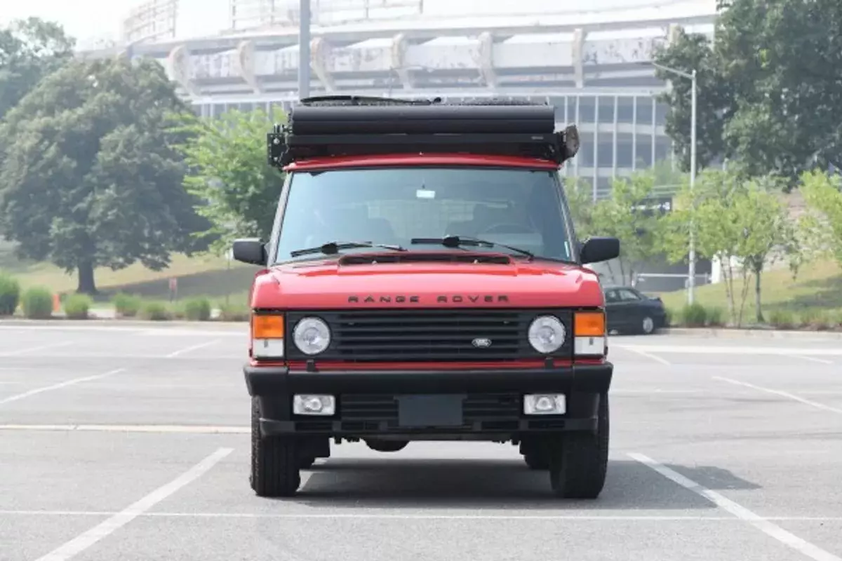 1991 Land Rover Range Rover Custom Burning Man Edition Red 8 56955 Mil 1991 Land Rover Range Rover Custom Burning Man Edition