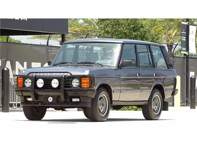 1991 LAND ROVER RANGE ROVER, GREY METALLIC with 70000 Miles available now! 1991 LAND ROVER COUNTY FACTORY