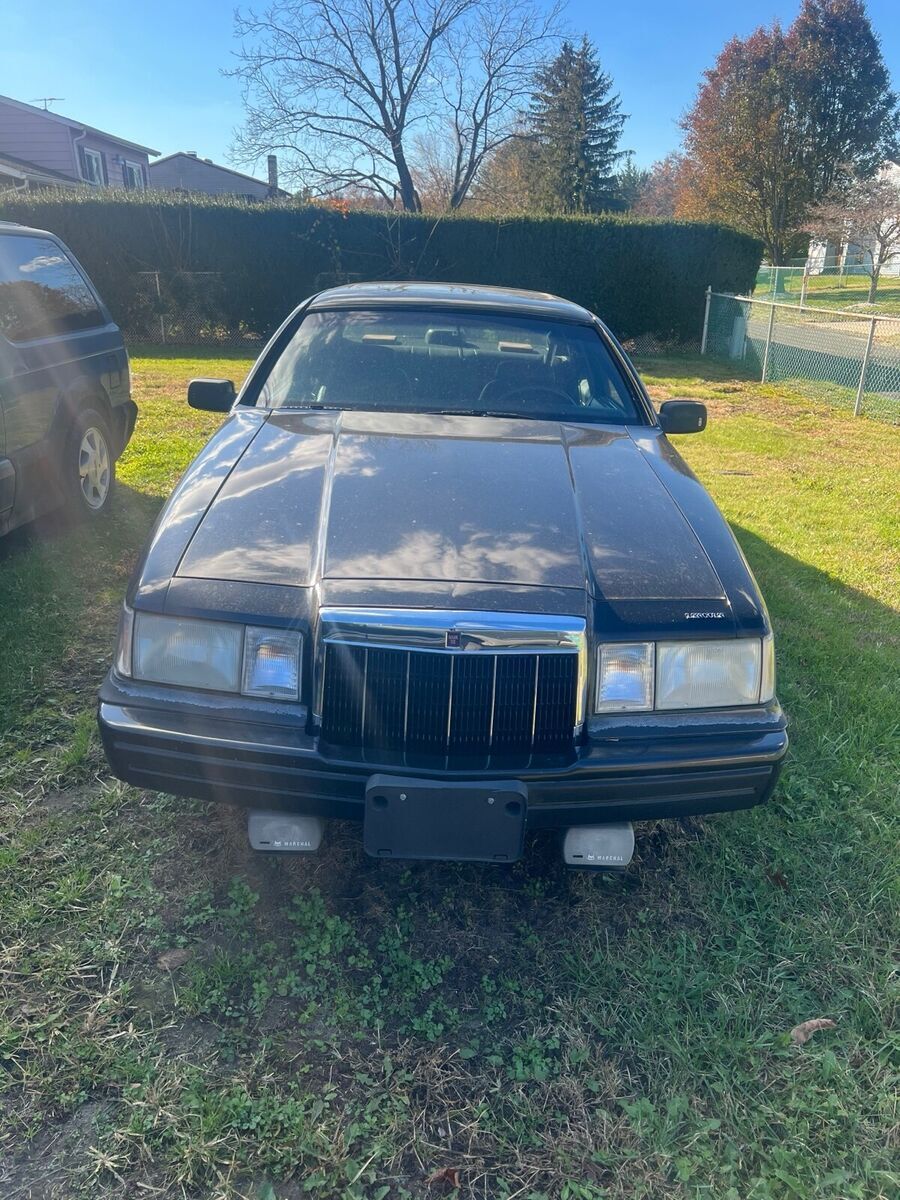 1991 Lincoln Mark VII Coupe Black RWD Automatic LSC 1991 Lincoln Mark Series LSC