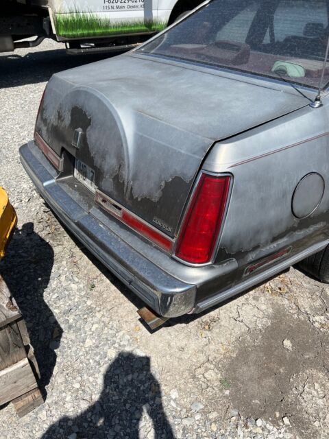 1991 Lincoln Mark VII Coupe Grey RWD Automatic LSC 1991 Lincoln Mark Series LSC