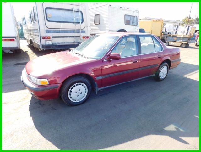 1991 LX Used 2.2L I4 16V Automatic NO RESERVE 1991 Honda Accord LX