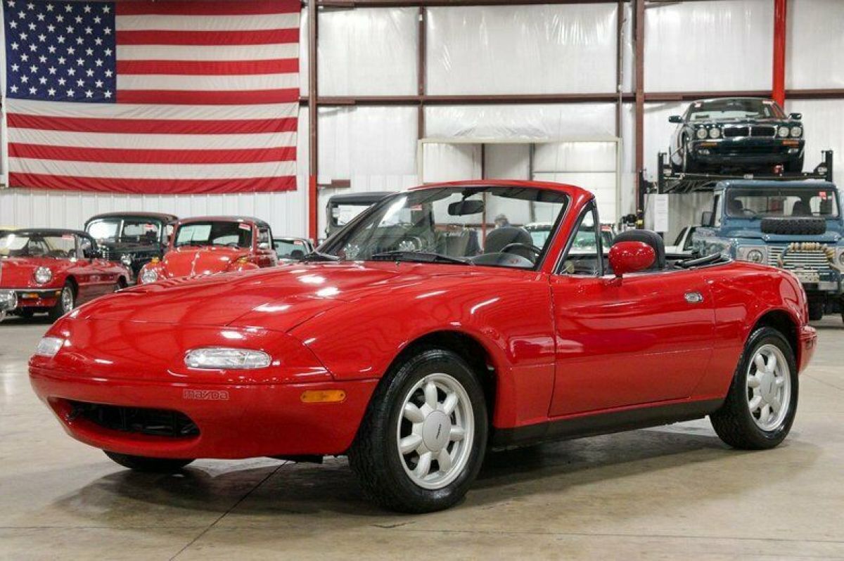 1991 Mazda Miata 14748 Miles Red Convertible 1.6L l4 5-Speed Manual 1991 Mazda MX-5 Miata
