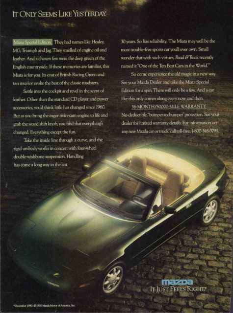 1991 Mazda MX-5 Miata BRG - photo 12
