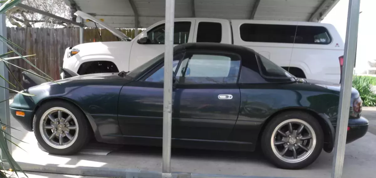1991 Mazda Miata BRG Special Edition, 130k miles, Tan Leather Interior, hardtop 1991 Mazda MX-5 Miata BRG Special Edition Biscuit Leather Interior