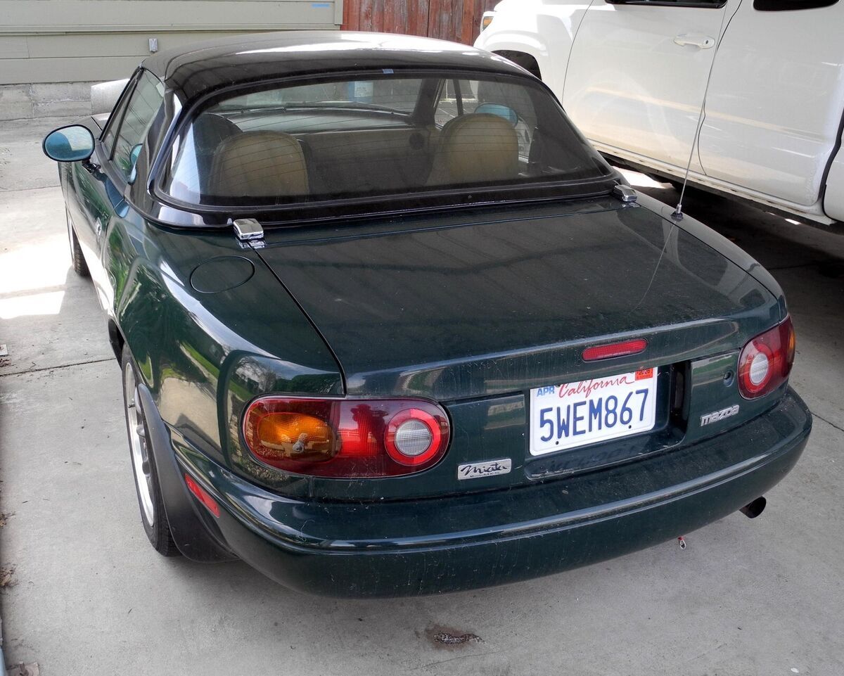 1991 Mazda MX-5 Miata BRG Special Edition Biscuit Leather Interior - photo 3