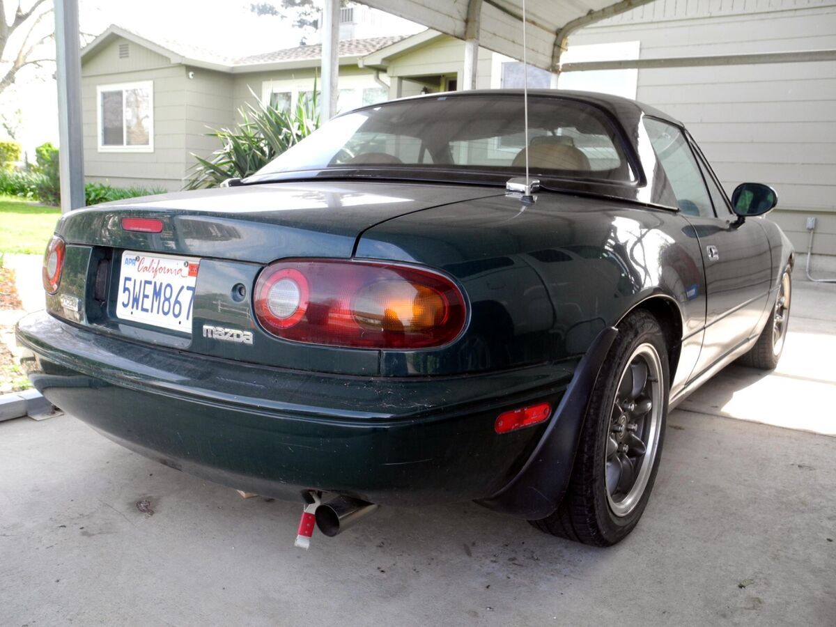 1991 Mazda MX-5 Miata BRG Special Edition Biscuit Leather Interior - photo 4