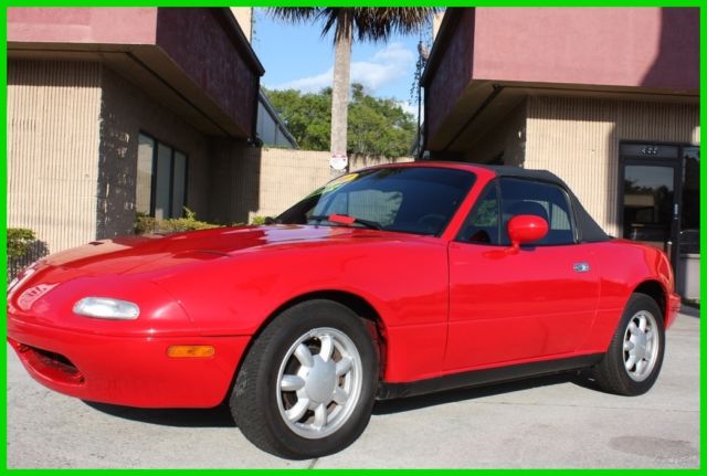 1991 MAZDA MIATA MX-5 ONLY 80K MILES FLORIDA IMMACULATE NO RESERVE!! 1991 Mazda MX-5 Miata ONLY 80K MILES FLORIDA IMMACULATE NO RESERVE!!