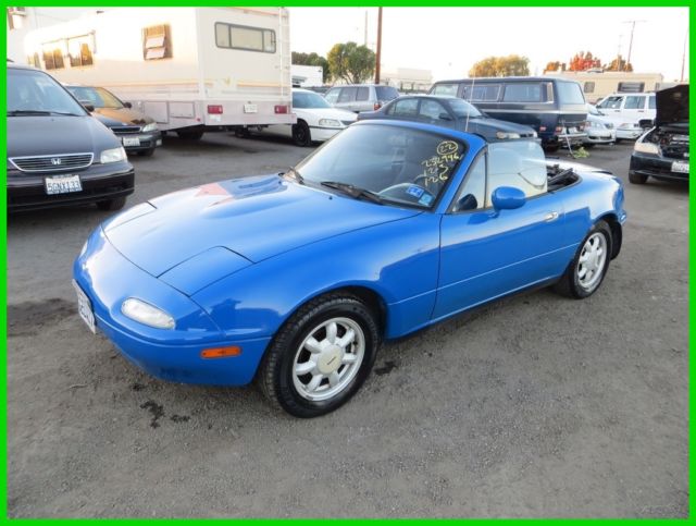 1991 Mazda MX-5 Miata Used 1.6L I4 16V Manual NO RESERVE 1991 Mazda MX-5 Miata