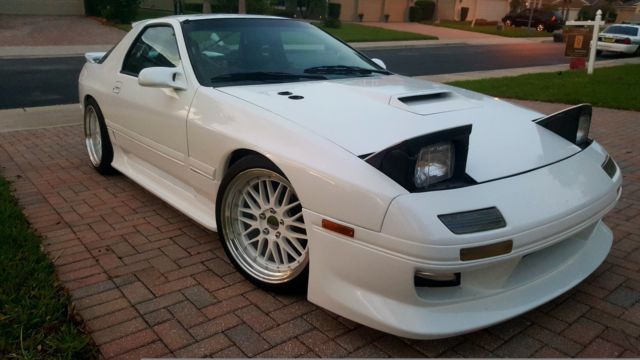 1991 Mazda Rx7 project car with a '93 motorswap. Converted to single BW475 turbo 1991 Mazda RX-7