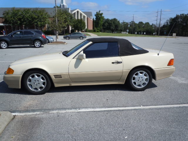 1991 Mercedes 500SL 43K/ top inop, hard top, Original paint, Needs tires 1991 Mercedes-Benz SL-Class 2dr Coupe 50