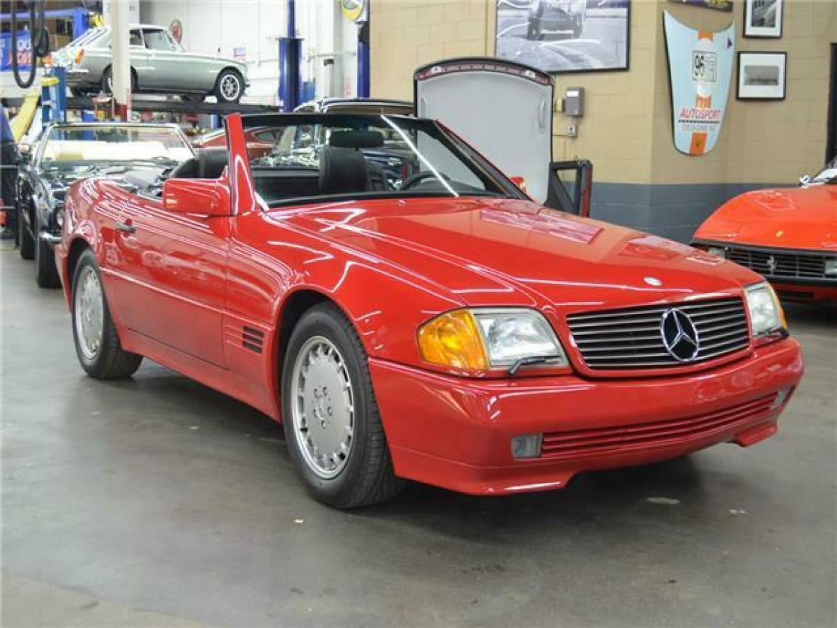 1991 Mercedes-Benz 300 Series 300SL ONLY 49k Miles,Red/Blk RARE 5 Speed Manual!! 1991 Mercedes-Benz 300-Series 300SL