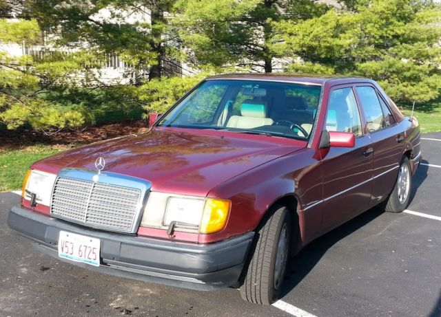 1991 Mercedes Benz 300E ALMANDINE RED METALLIC 1991 Mercedes-Benz 300-Series