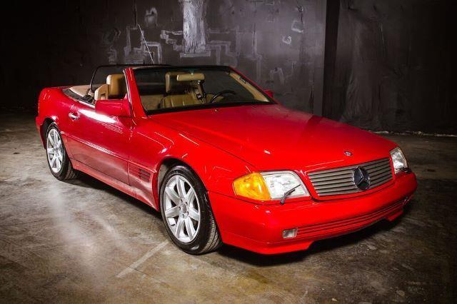 1991 Mercedes-Benz 500 SL coupe 89581 Miles Signal Red 5.0L V8 DOHC 32V Automat 1991 Mercedes-Benz 500 SL coupe