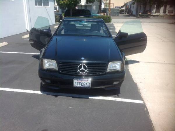 1991 Mercedes Benz 500SL SL500 Black V8 1991 Mercedes-Benz SL-Class