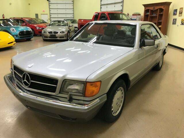 1991 Mercedes-Benz S-Class 560 SEC COUPE ASTRAL SILVER WITH GRAY LEATHER - photo 2