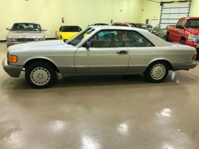 1991 Mercedes-Benz S-Class 560 SEC COUPE ASTRAL SILVER WITH GRAY LEATHER - photo 4