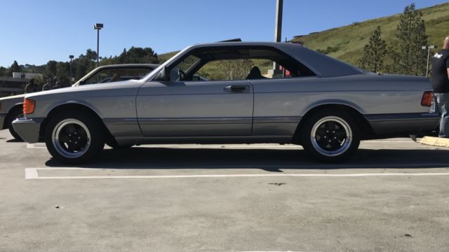 1991 Mercedes-Benz 560SEC 117000 Miles Silver with Blue interior 1991 Mercedes-Benz 500-Series 560SEC