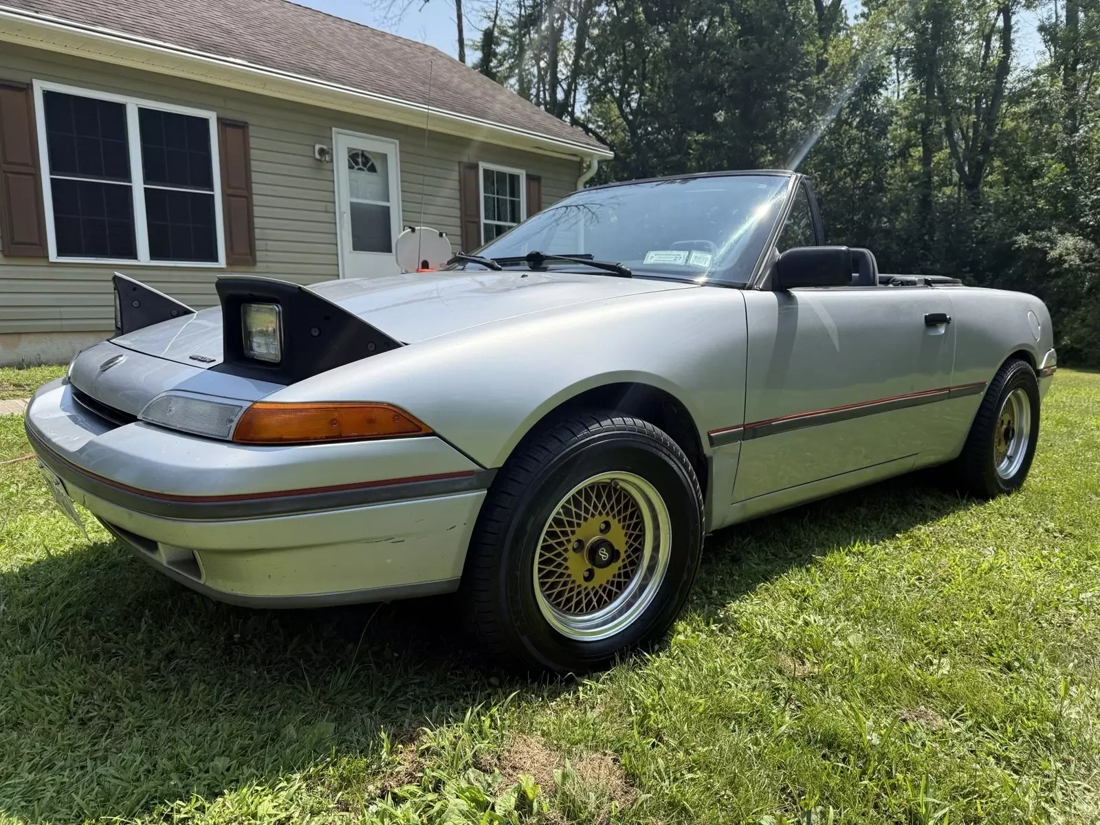 1991 Mercury Capri Grey 1991 Mercury Capri