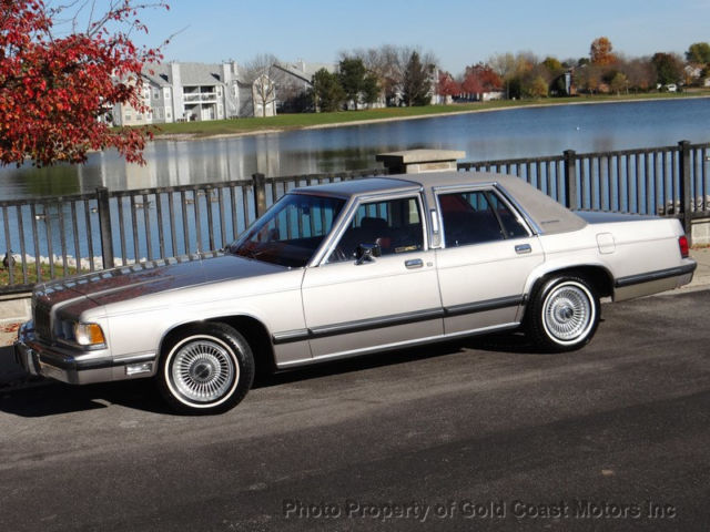 1991 MERCURY GRAND MARQUIS LS RAG TOP ONLY 26,264 ACTUAL MILES ELDERLY OWNED WOW 1991 Mercury Grand Marquis 4dr Sedan LS