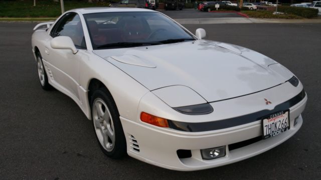 1991 Mitsubishi 3000GT VR-4 49,225 Miles Pearl White V6 Cylinder Engine 3.0L/18 1991 Mitsubishi 3000GT VR-4