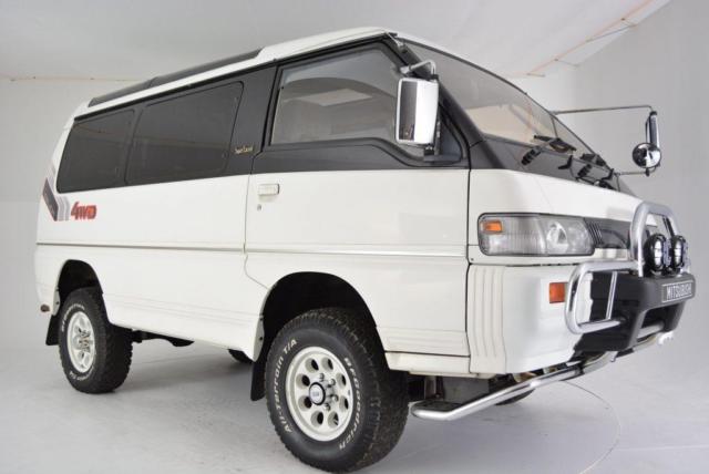 1991 Mitsubishi Delica Super Exceed Turbo Diesel 65,800 Miles White 2.5 Automat 1991 Mitsubishi Delica Super Exceed Turbo Diesel