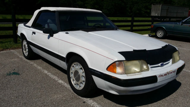1991 MUSTANG CONVERTIBLE ESTATE CAR NO RUST ORIGINAL PAINT SOLID CLASSIC MUSTANG 1991 Ford Mustang
