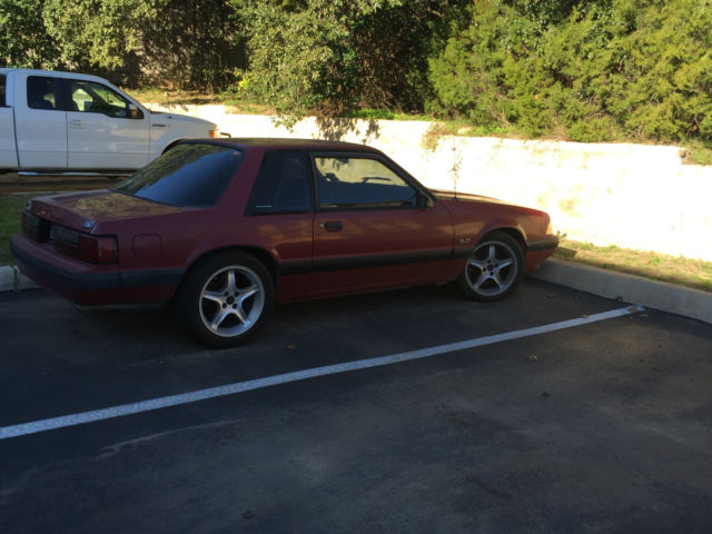 1991 Mustang Foxbody LX 5.0 Notchback 1991 Ford Mustang LX