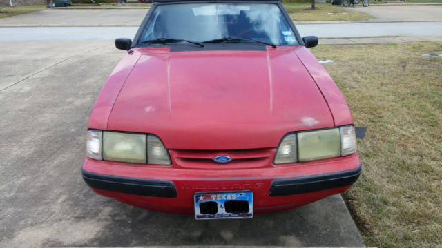 1991 Mustang LX 5.0 V8 Convertible Project Car - No Reserve 1991 Ford Mustang LX