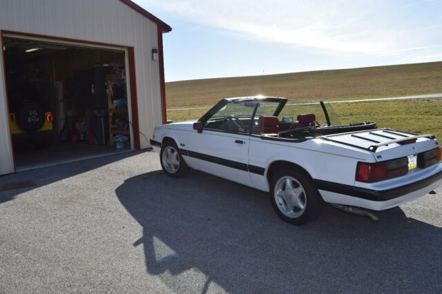 1991 mustang LX conv, 5.0 auto, new top good cond unmolested fox body car fax 1991 Ford Mustang LX