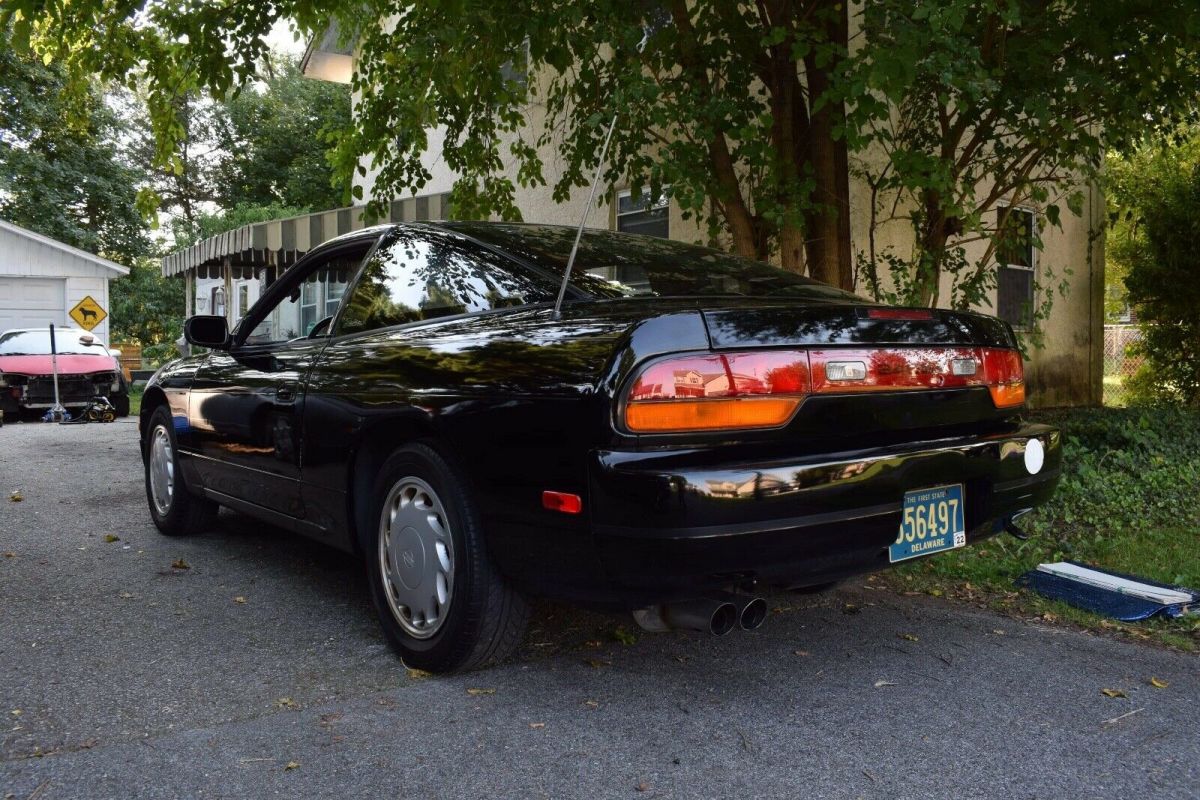 1991 Nissan 240SX Hatchback Black RWD Automatic BASE 1991 Nissan 240SX BASE