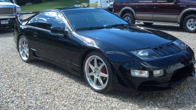 1991 Nissan 300zx Twin Turbo, Black on Black, T-Top, 5 speed, 4 Wheel Steer 1991 Nissan 300ZX