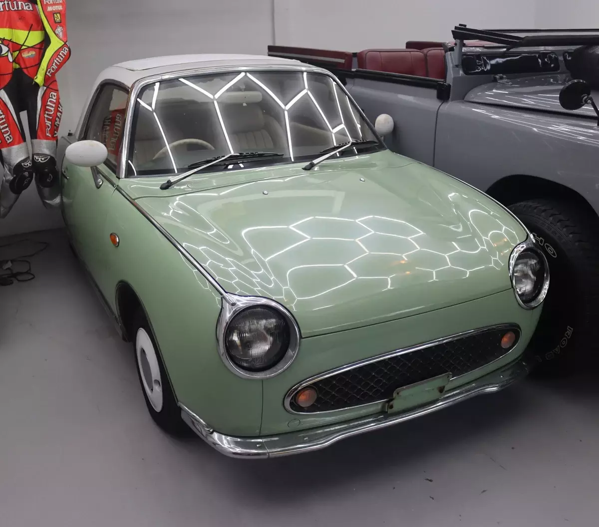 1991 Nissan Figaro Convertible Green 1991 Nissan Figaro