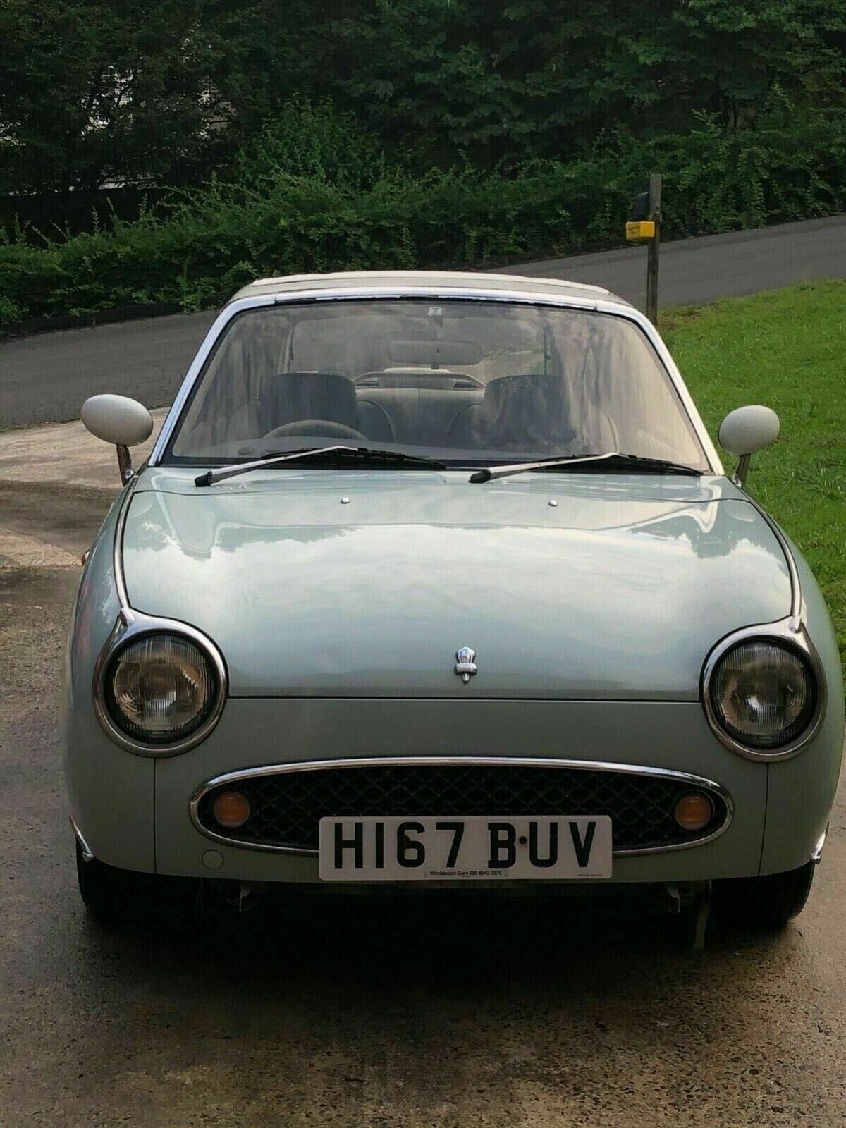 1991 Nissan Figaro Convertible Green FWD Automatic Base 1991 Nissan Figaro Base