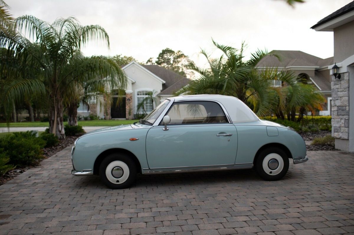 1991 Nissan Figaro no accidents 2 owners ext cond, convertible, RHD 1991 Nissan Figaro