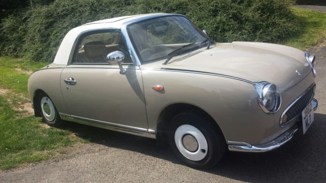 1991 Nissan Figaro Topaz Mist 998cc turbo automatic micro car 1991 Nissan Figaro