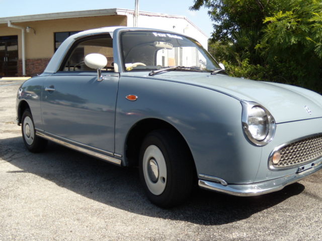 1991 Nissan Figaro,rust free, ex.condition, low miles,JDM car from Japan NO RES. 1991 Nissan Figaro convertible