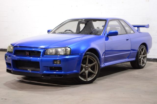 1991 Nissan Skyline 82065 Miles Bayside Blue coupe RB26 5 speed Manual R34 front 1991 Nissan GT-R