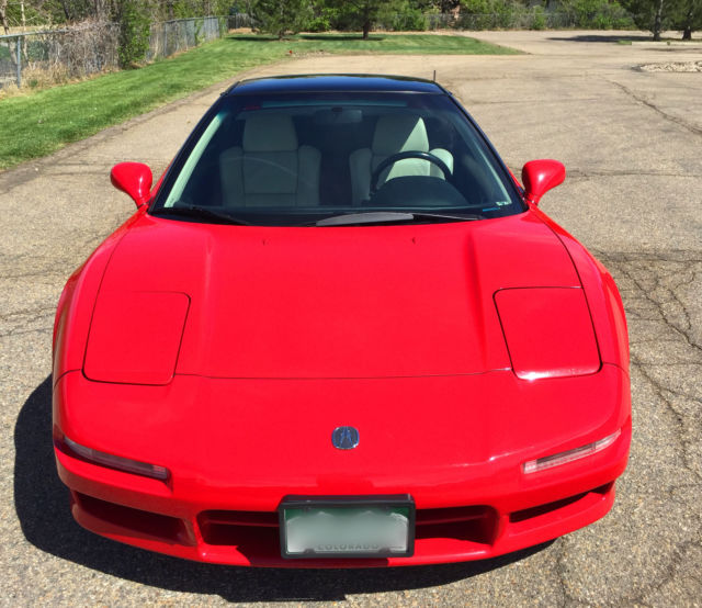 1991 NSX coupe Red/Ivory 5-Speed 125,220 mi 99.5% STOCK 1991 Acura NSX Base Coupe