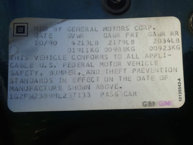 1991 Pontiac Trans Am GTA - photo 9