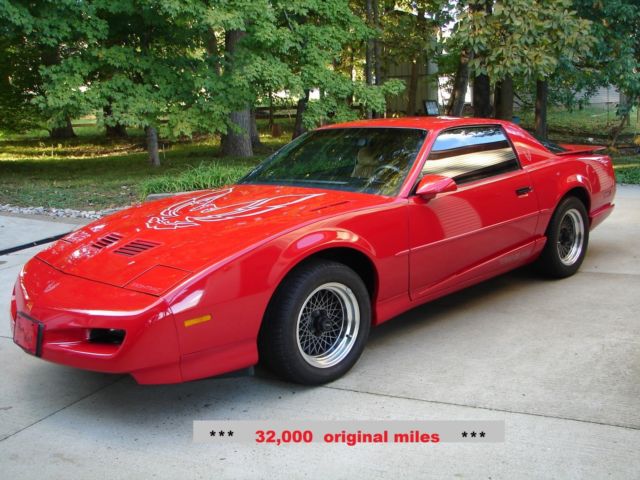 1991 PONTIAC FIREBIRD TRANS AM WS6 5.7 350 TPI 32,000 Miles Like GTA Rare Option 1991 Pontiac Firebird Trans Am WS6 5.7 350 Tuned Port Injection